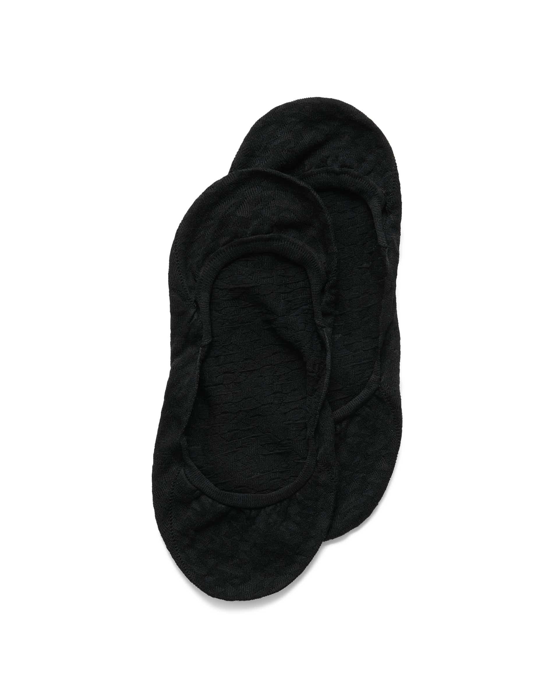 ECCO Footies (2 Pairs Pack) Black