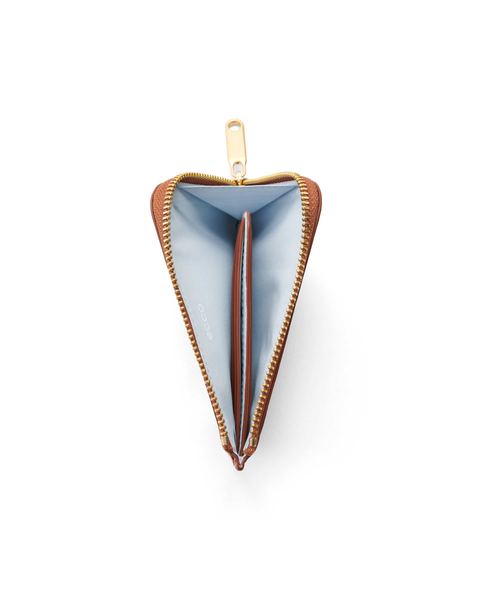 ECCO Card Case Zipped Brown