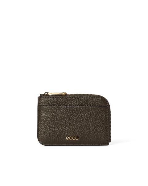 ECCO Card Case Zipped Green