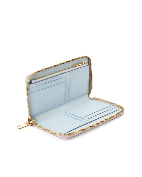 ECCO Wallet Zipped Beige